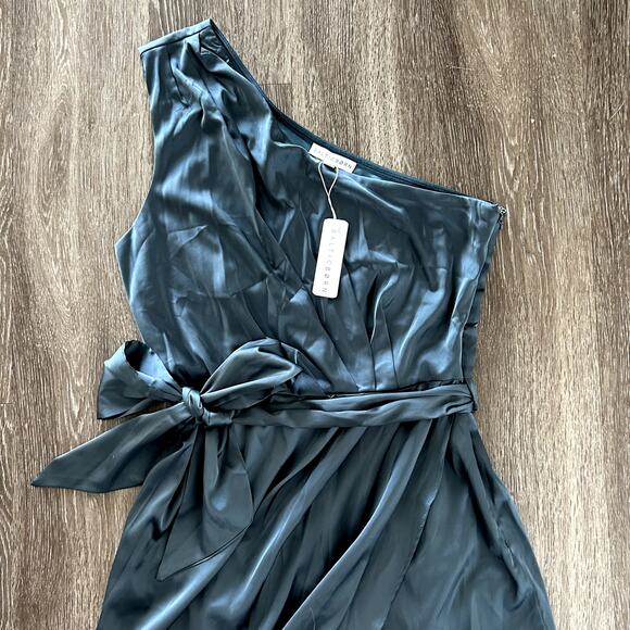 Baltic Born Teal One-Shoulder Midi Dress - Picture 10 of 16